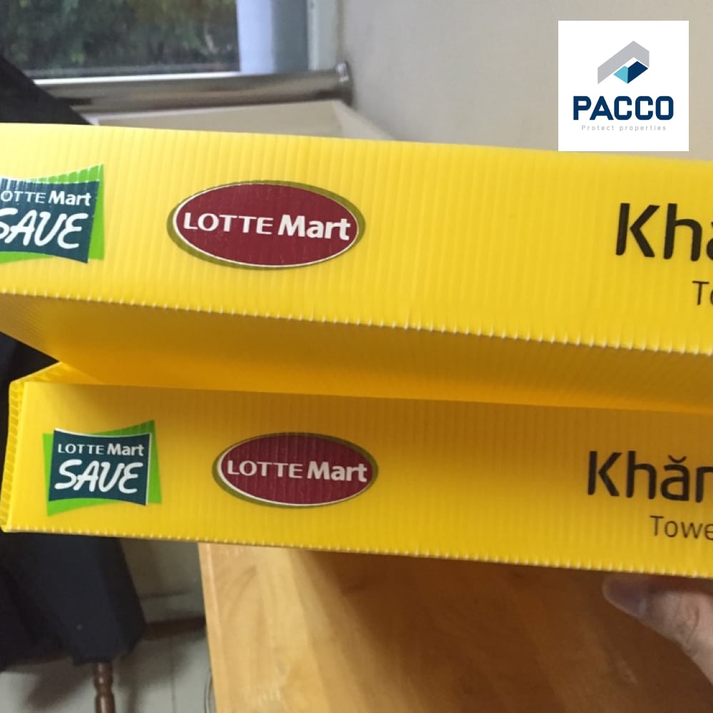 Thùng nhựa với bao bì in ấn riêng biệt giúp tạo sự chuyên nghiệp