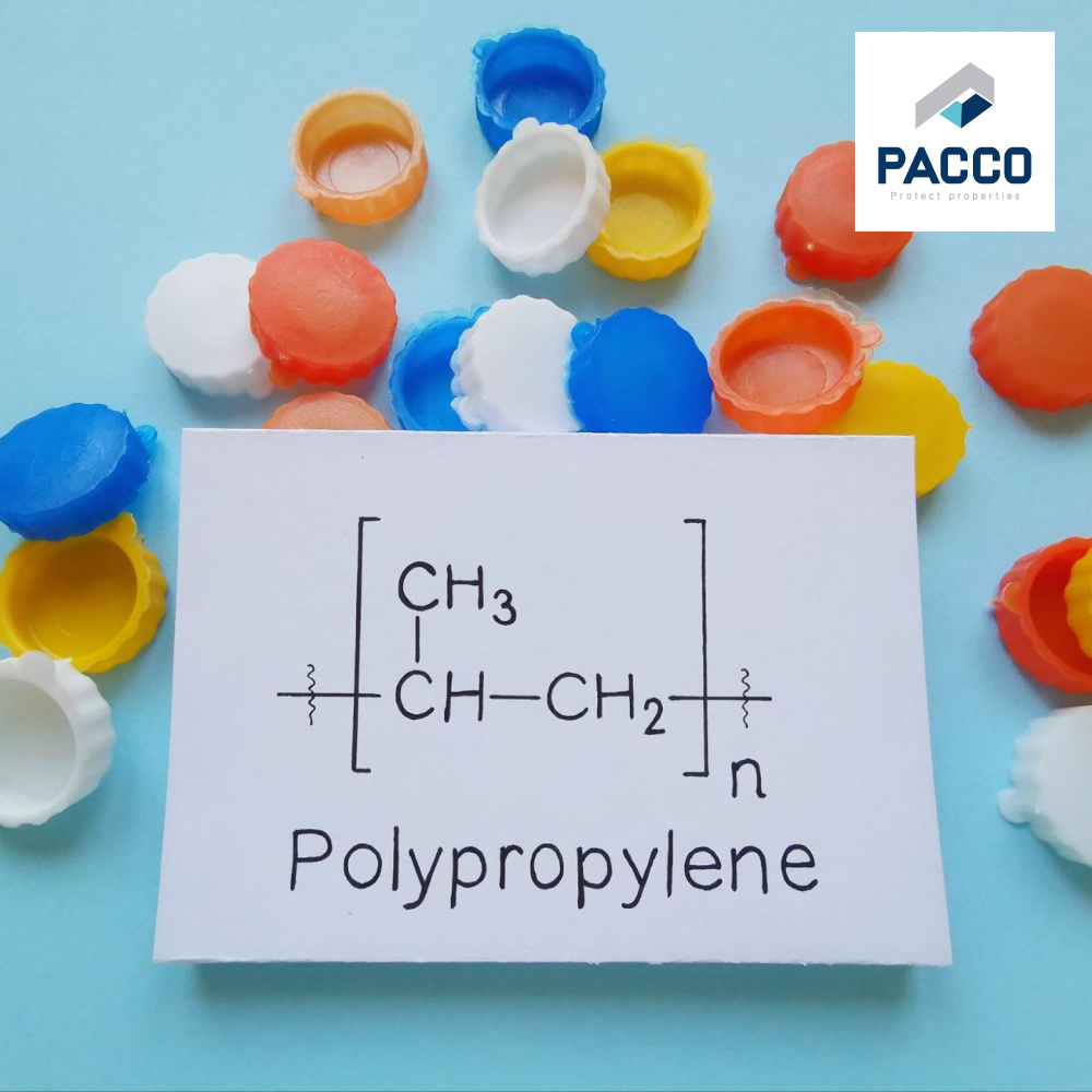 Công thức hóa học của Polypropylene (PP) là (C₃H₆)ₙ