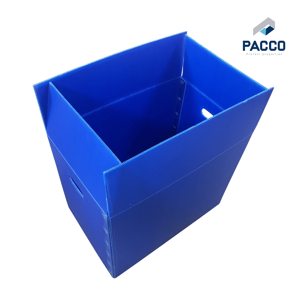 Thùng nhựa Danpla làm từ tấm PP rỗng, nhẹ, bền, chống nước, dễ gia công