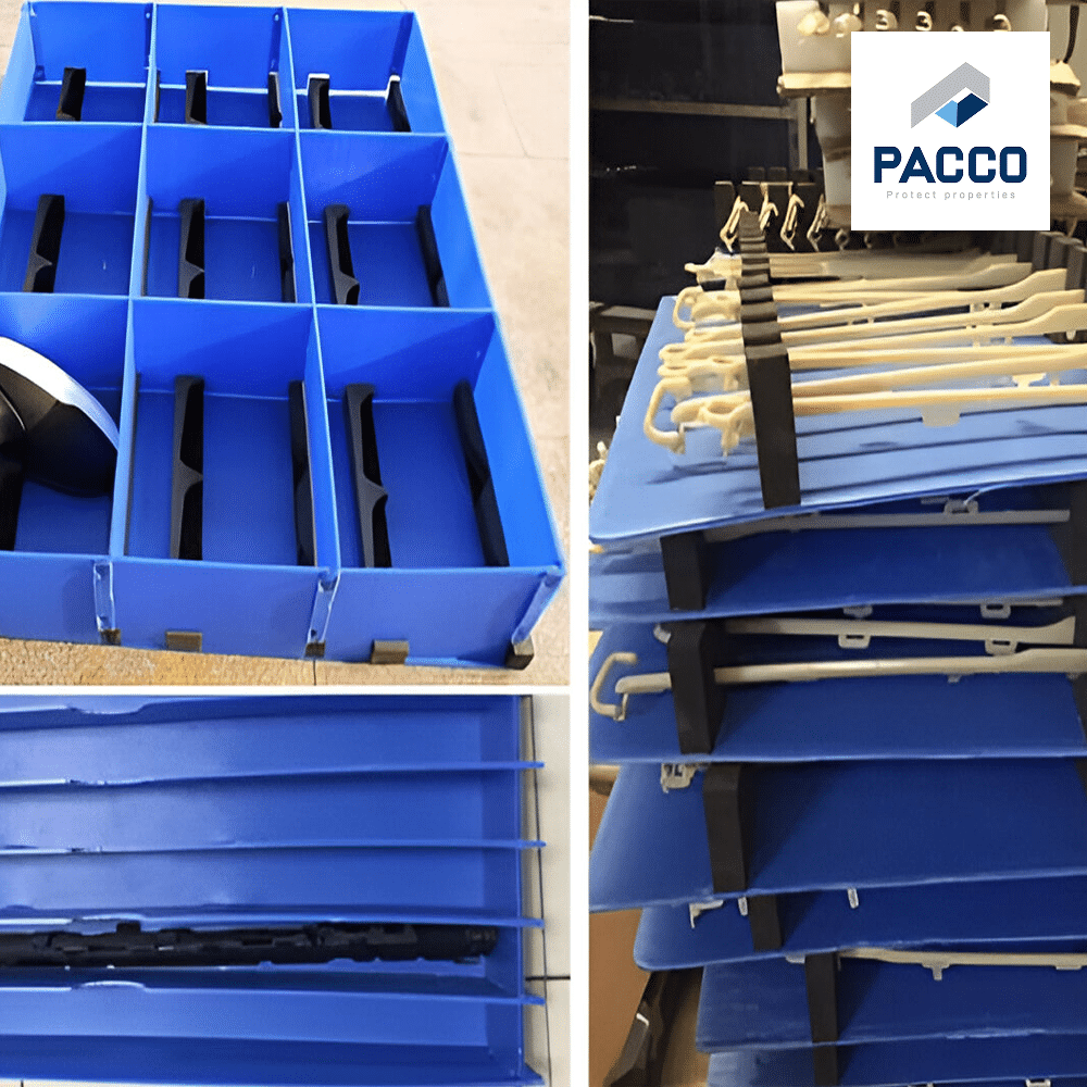 Thùng Danpla lưu trữ linh kiện điện tử giúp giảm bụi bẩn và ẩm mốc