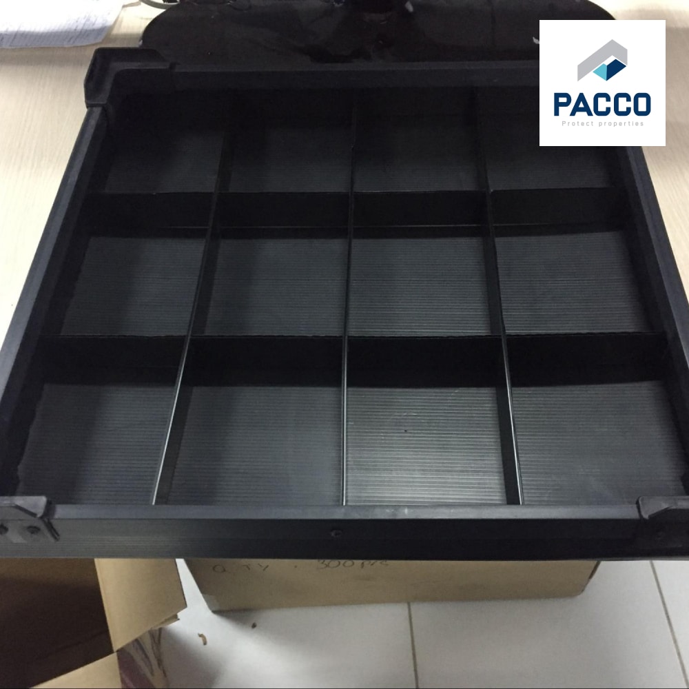 Các tấm Danpla có thể được cắt chính xác làm vách ngăn hoặc khay định hình