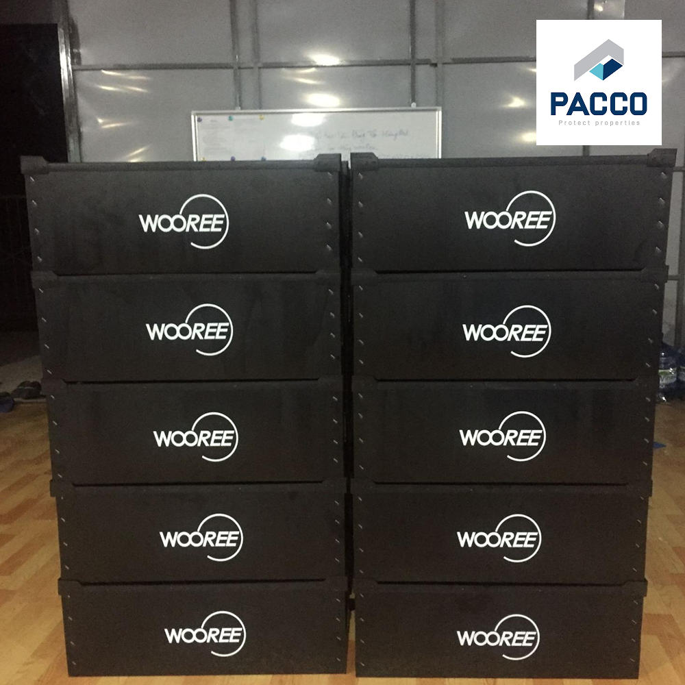 Thùng nhựa Danpla gập giúp phân loại tài liệu, hồ sơ, sách vở trong thư viện, phòng học